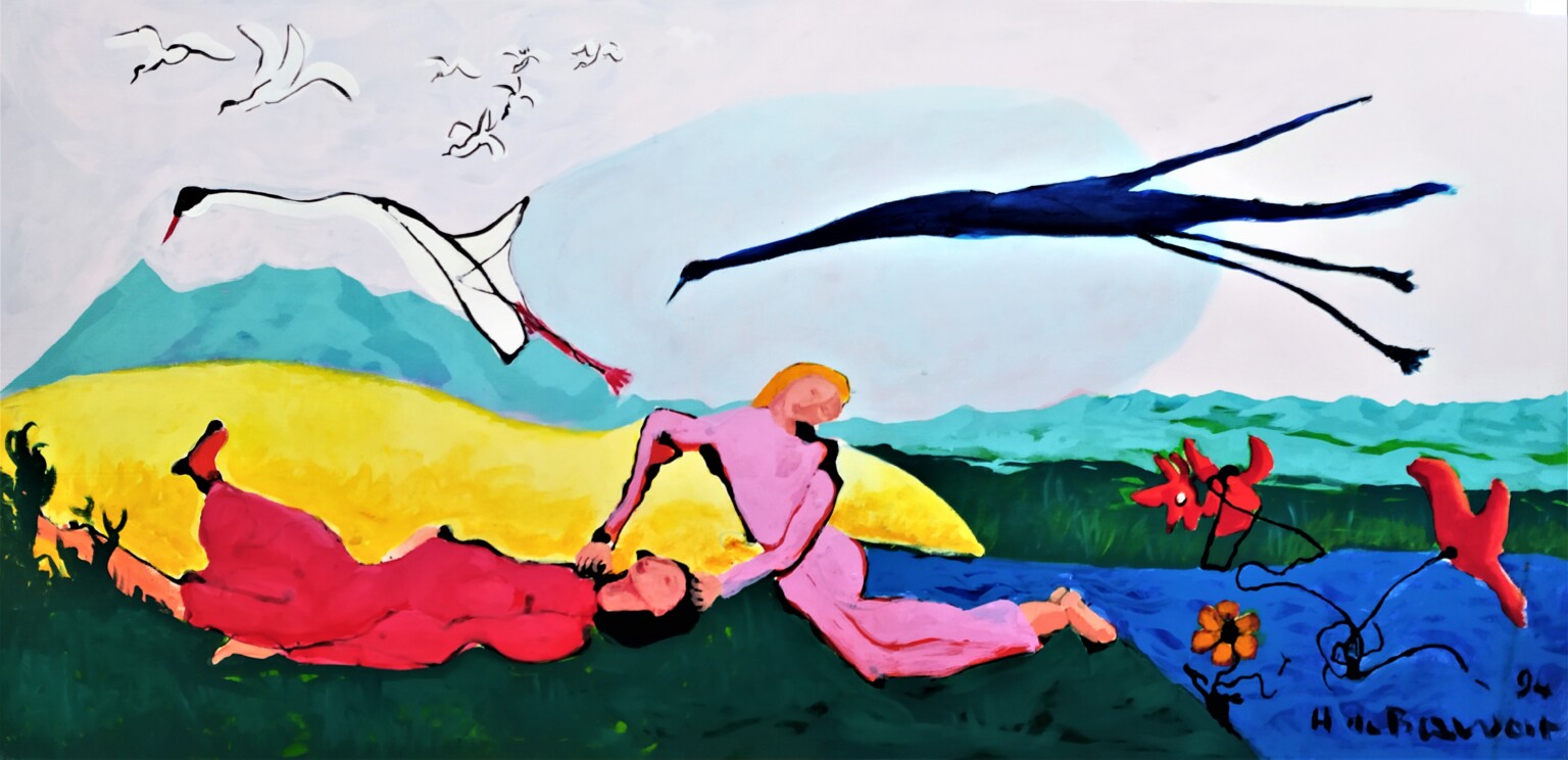 Bild des Werkes mit dem Titel: Les oiseaux migrateurs (Die Zugvögel)